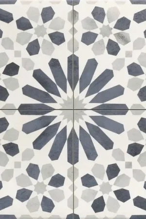 carrelage imitation carreau ciment 44x44 cm casablanca blue Offre Spéciale